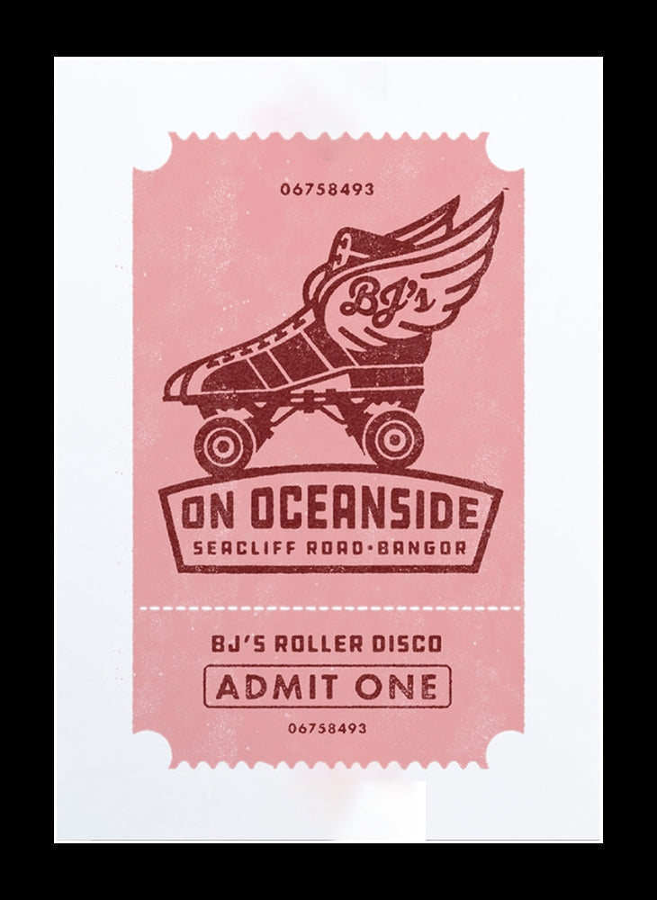 BJ's Roller Disco - Flat Black Frame