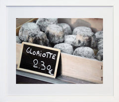 Paris In Black - Cheese Frame White