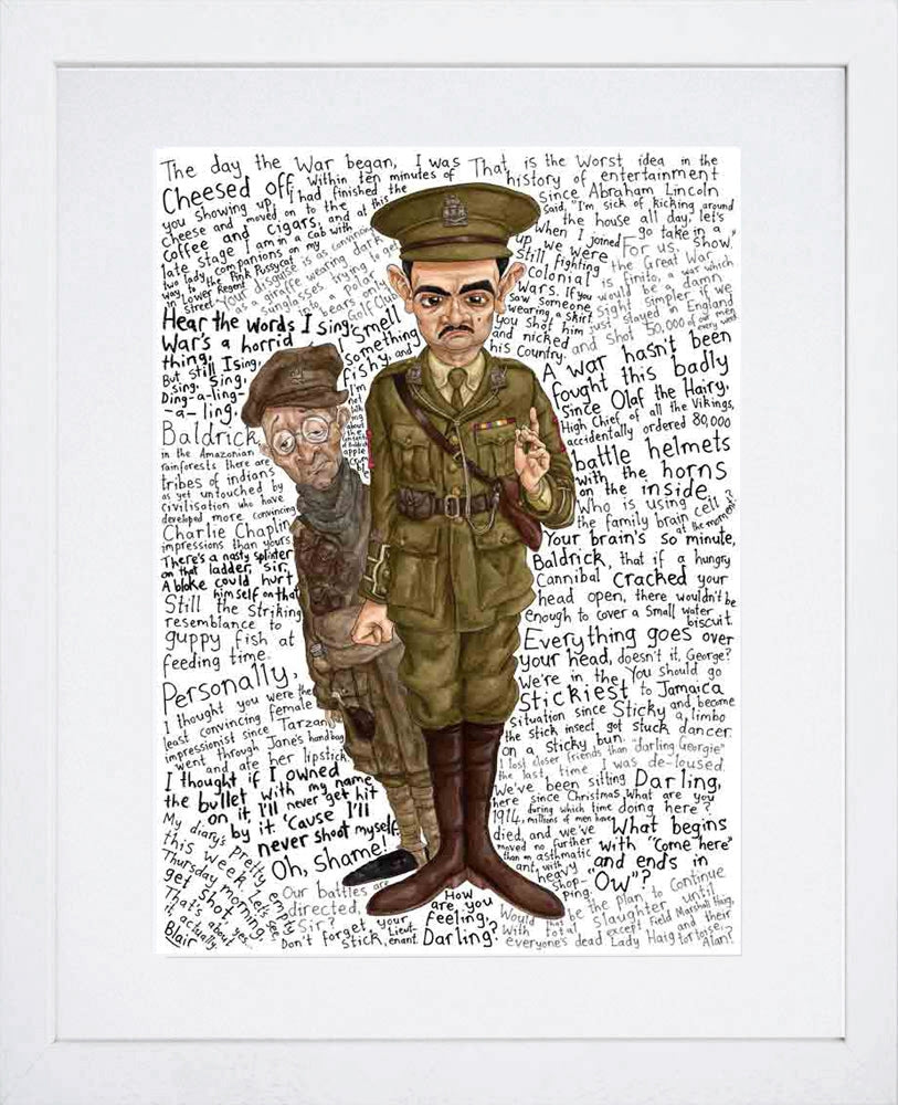Blackadder Goes Forth - Army Captain Frame White
