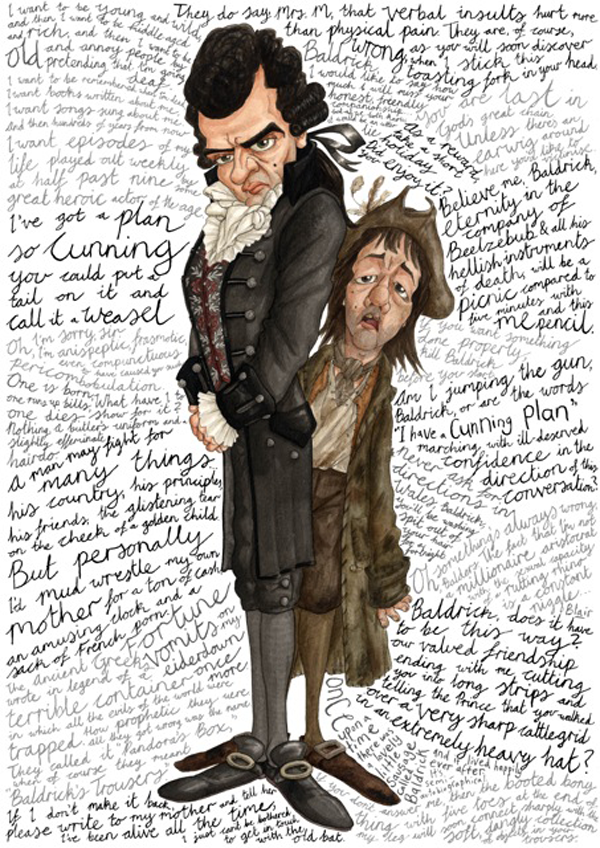 Blackadder the Third- Regency Butler Unframed