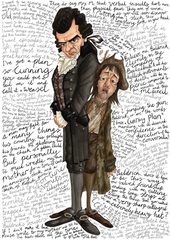 Blackadder the Third- Regency Butler Unframed