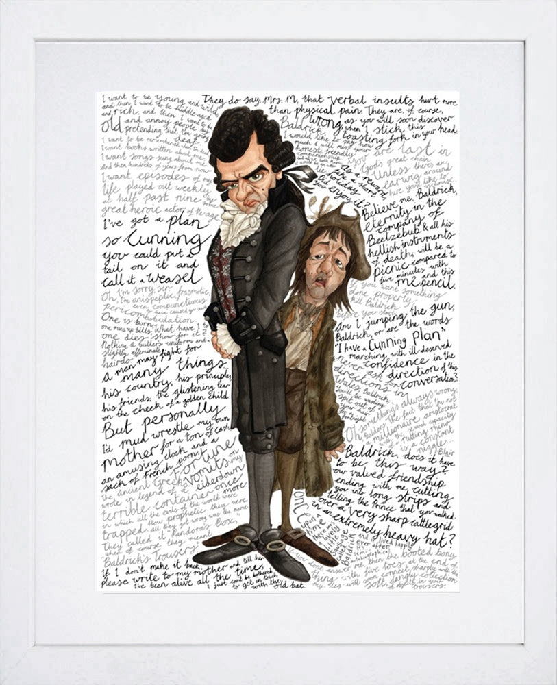 Blackadder the Third- Regency Butler Frame White