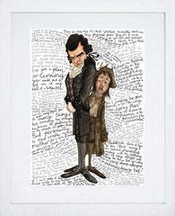 Blackadder the Third- Regency Butler Frame White