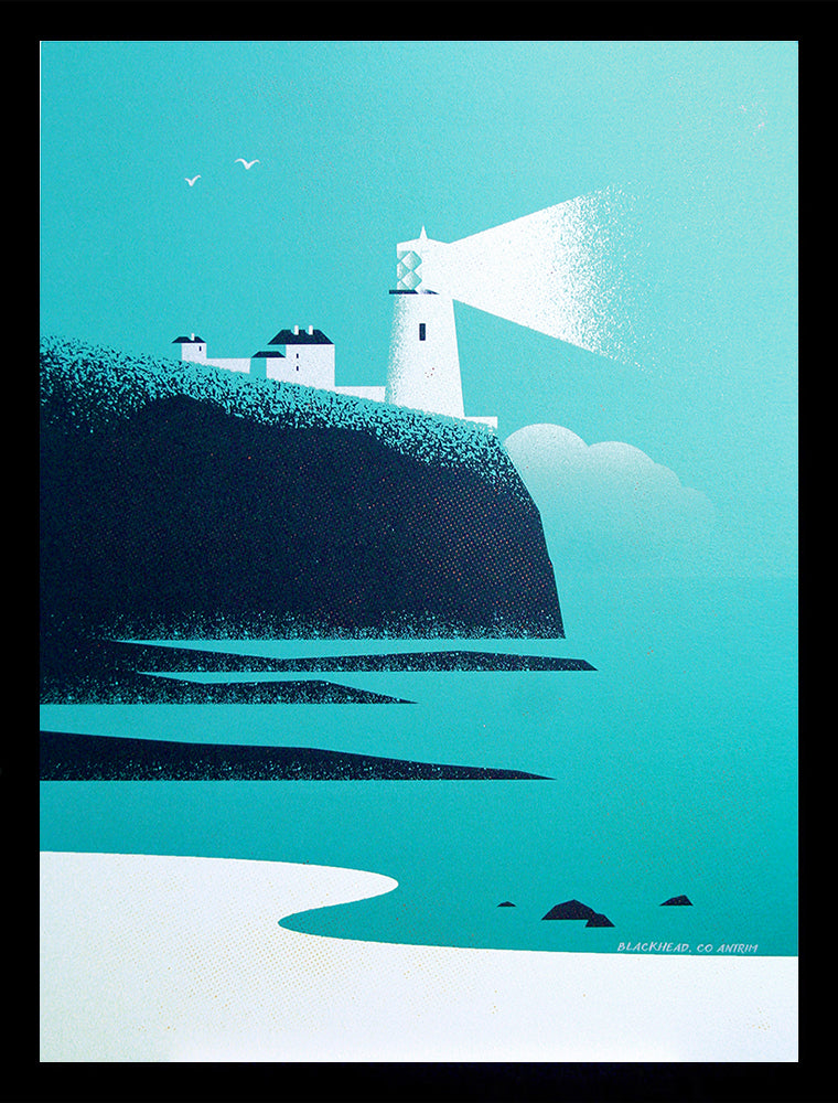 Blackhead, Co. Antrim Black Box Frame (No Mount)