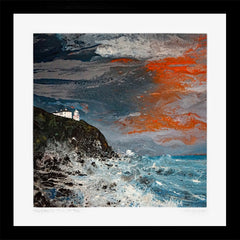 Print - Blackhead Sunset - Black Box Frame