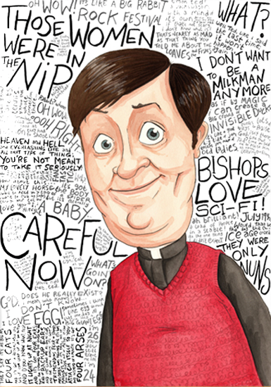 Father Ted - Father Dougal Unframed