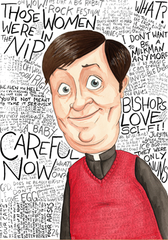 Father Ted - Father Dougal Unframed