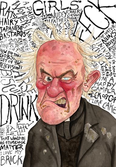 Father Ted - Father Jack Unframed