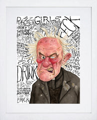 Father Ted - Father Jack Frame White