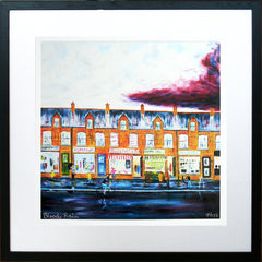 Bloody Rain Framed 40 x 40