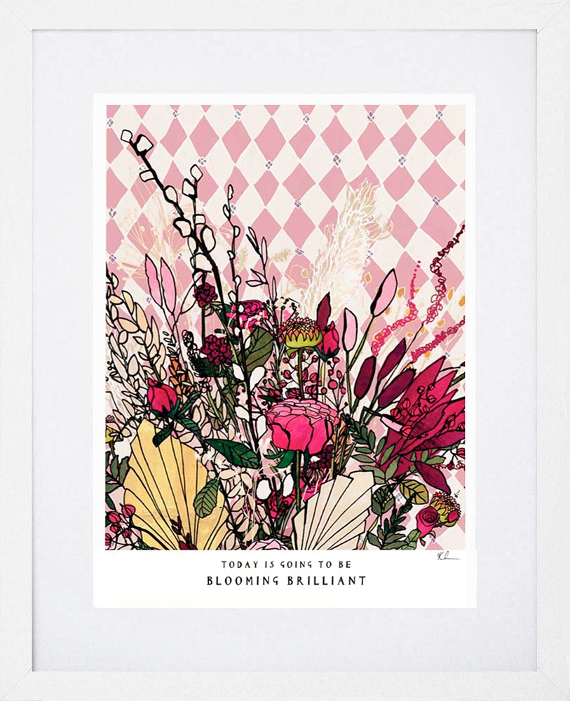 Blooming Brilliant White Frame