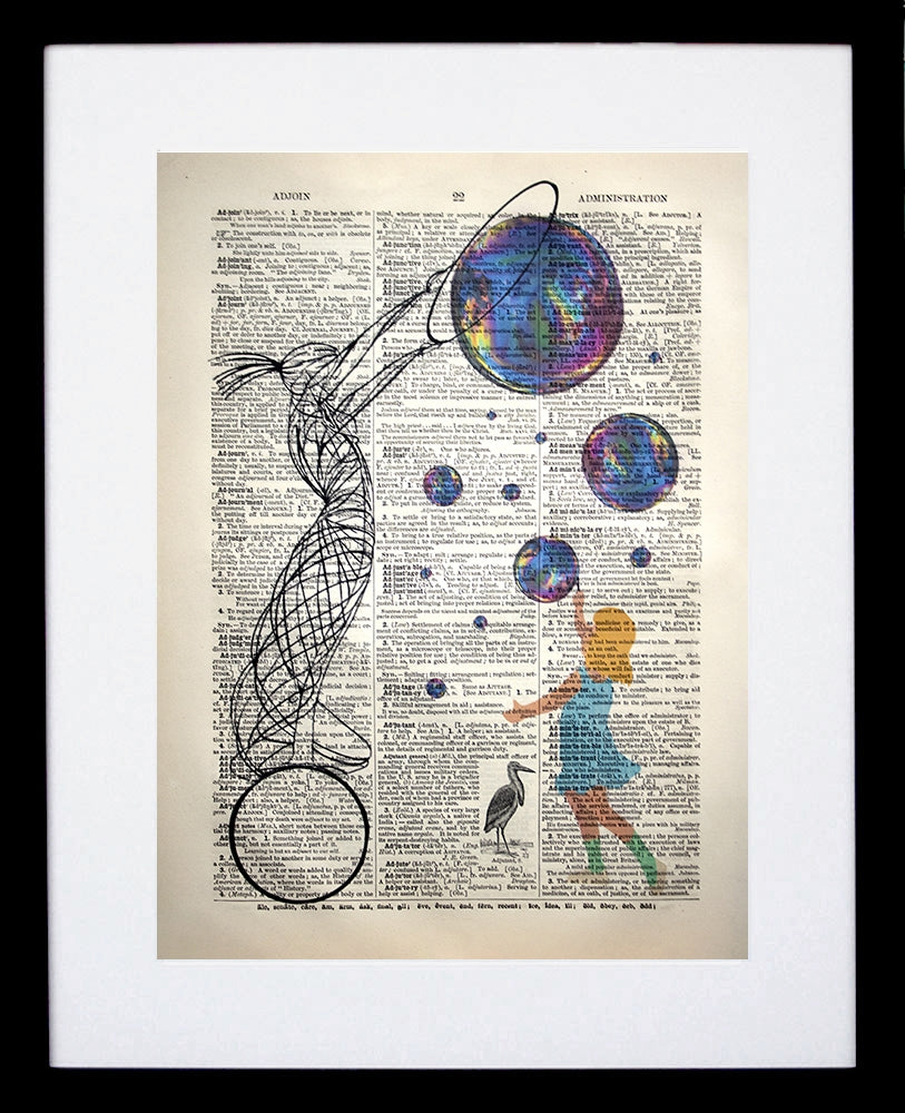 Blowing Bubbles With Nuala With The Hula Black Frame