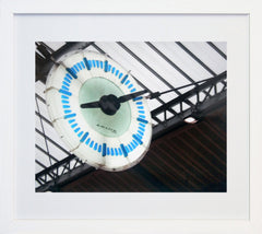 Paris In Blue - Clock Frame White