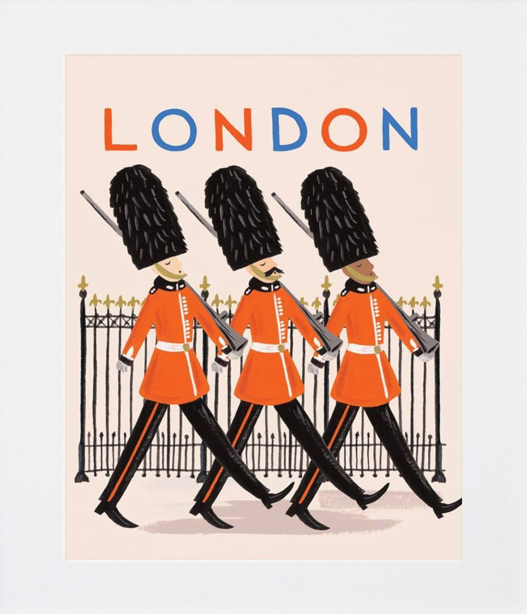 Bon Voyage London Unframed