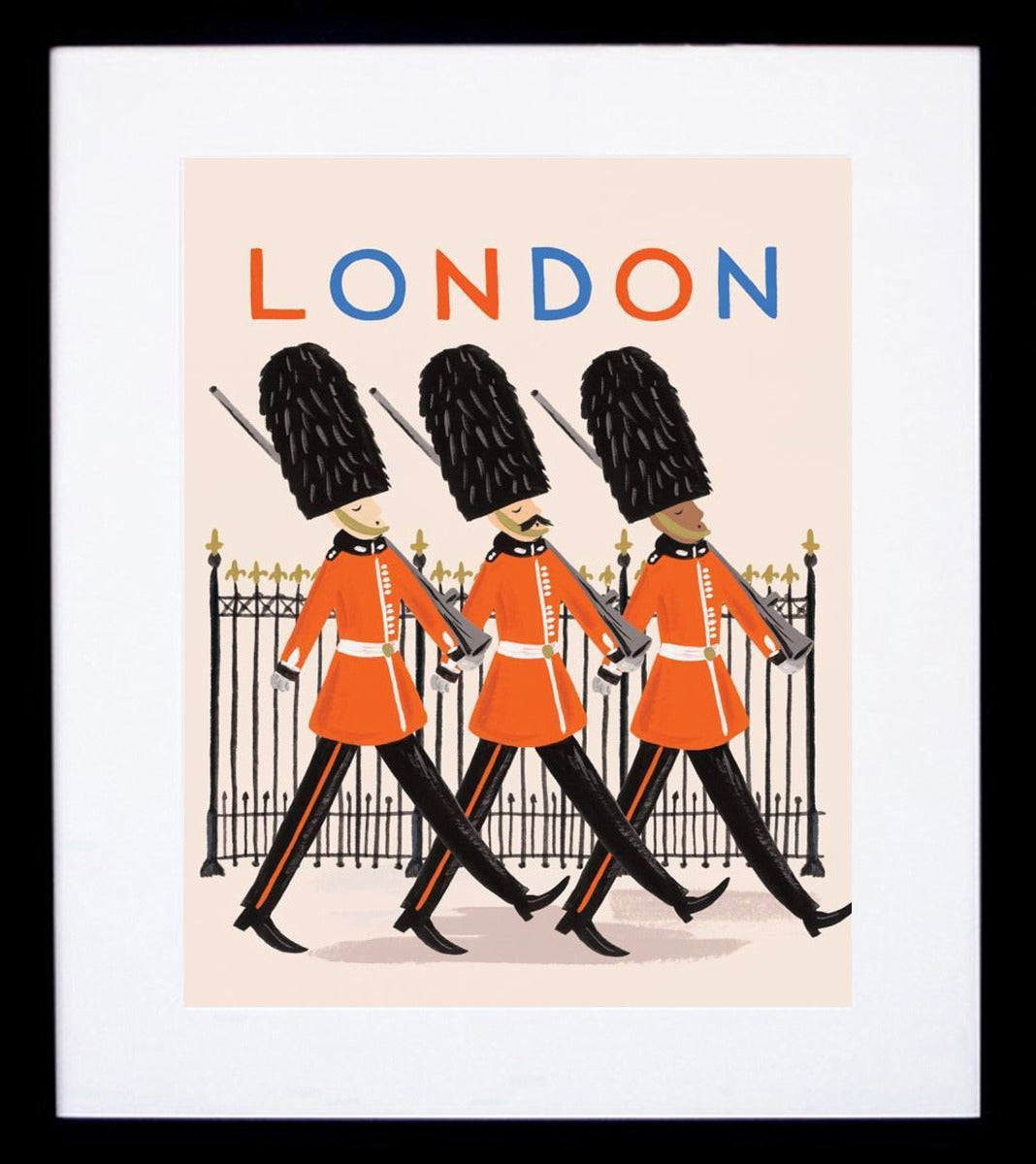 Bon Voyage London Framed