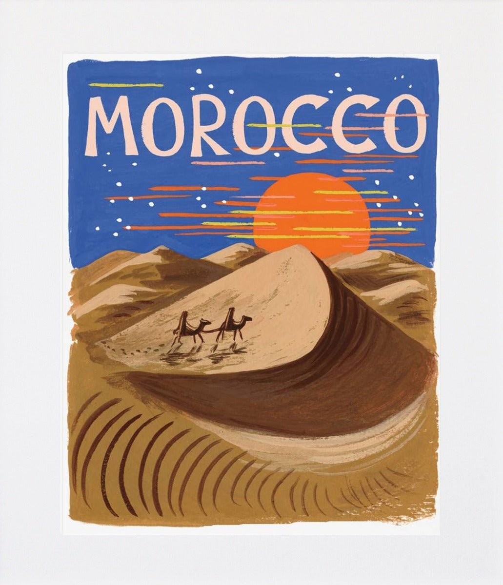 Bon Voyage Morocco Unframed