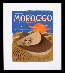 Bon Voyage Morocco Framed