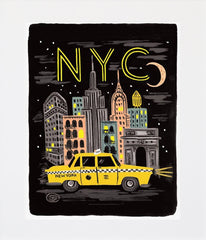 Bon Voyage New York Unframed