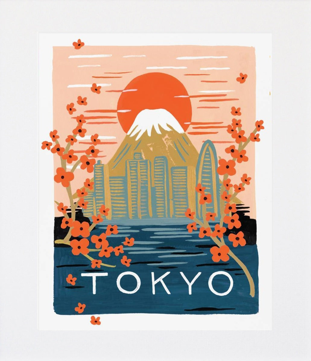 Bon Voyage Tokyo Unframed