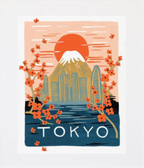 Bon Voyage Tokyo Unframed