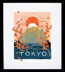 Bon Voyage Tokyo Framed