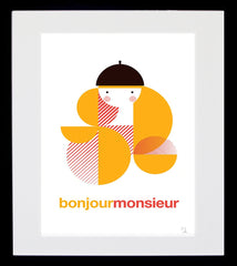 Bonjour Monsieur Black Frame