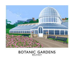 Belfast - Botanic Gardens Unframed 70x50