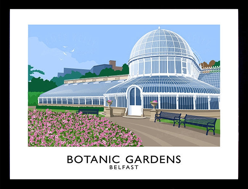 Belfast - Botanic Gardens Frame Black 40x30nomount