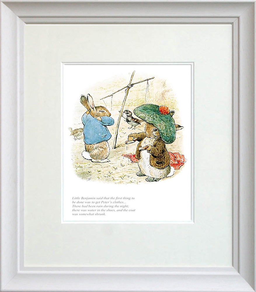 The First Thing Was Peters Clothes Framed