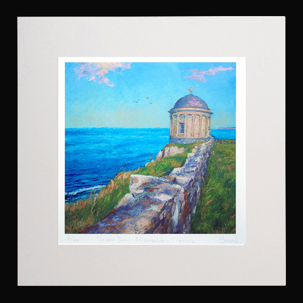 Bright Day, Mussenden Temple Black Frame