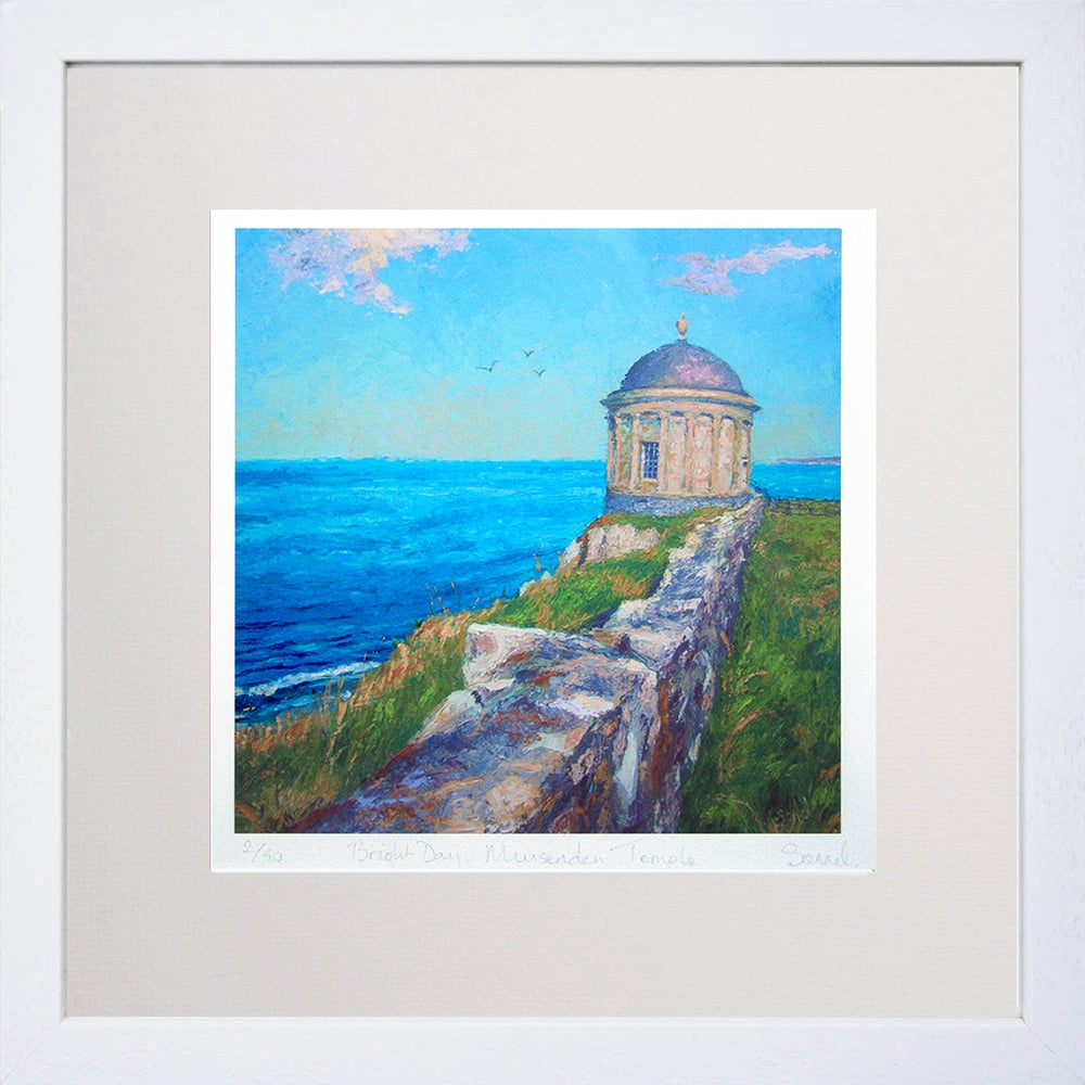 Bright Day, Mussenden Temple White Frame