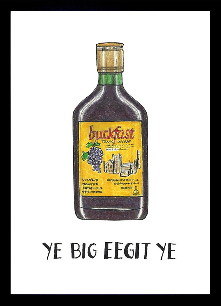 Drinks - Buckfast- A2 -Black Box Frame