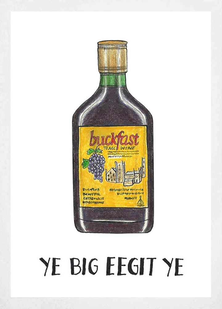 Drinks - Buckfast- A2 -White Box Frame