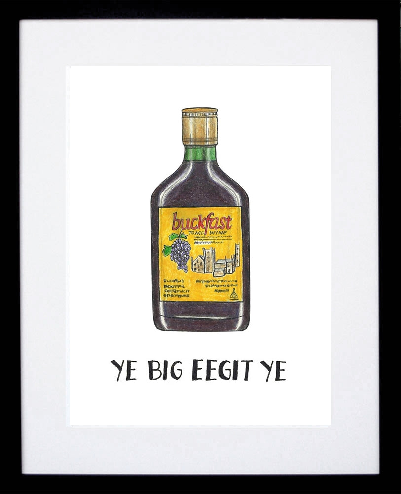 Buckfast 21 x 29.5 Black frame