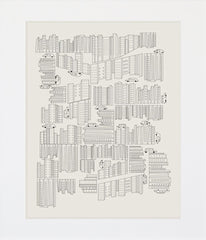Buildings and Cars Unframed
