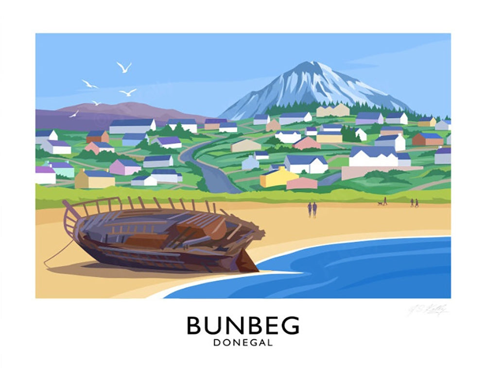Co Donegal - Bunbeg-40 x 30-Unframed