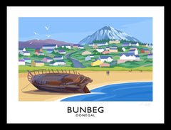 Co Donegal - Bunbeg-70 x 50-Black Box Frame (No Mount)