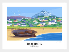 Co Donegal - Bunbeg-70 x 50-White Box Frame (No Mount)