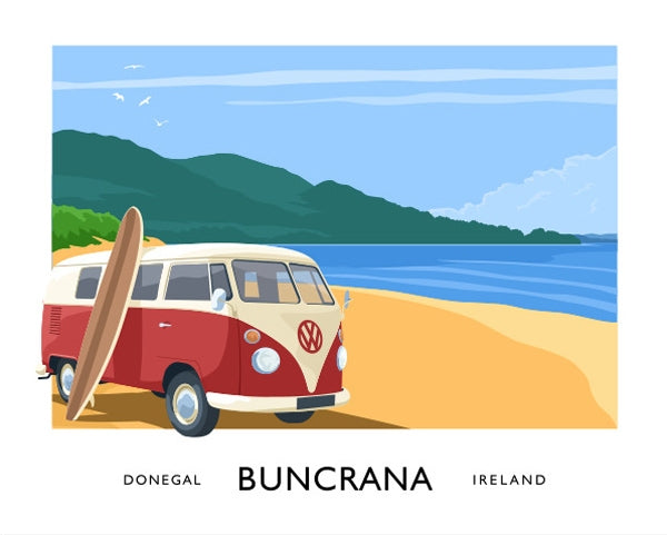 Co Donegal - Buncrana Unframed 40x30