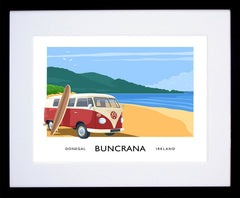Co Donegal - Buncrana Frame Black 40x30 With Mount