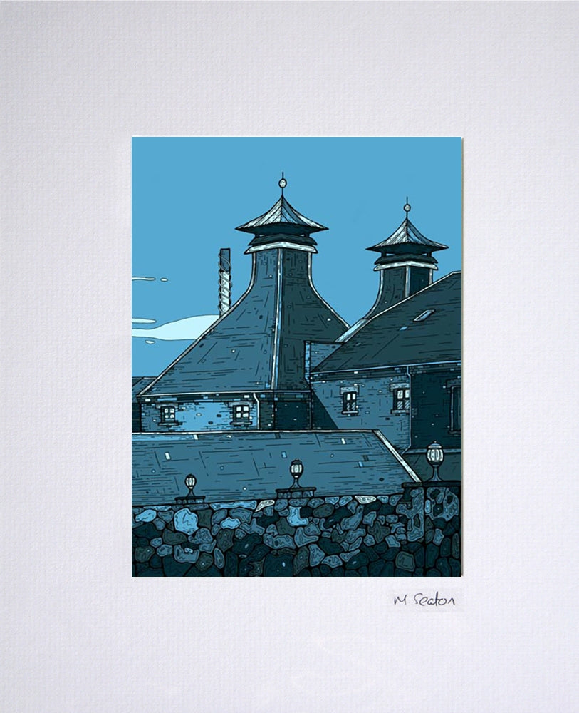 Bushmills Distillery (Blue) (UF) 16x11.5