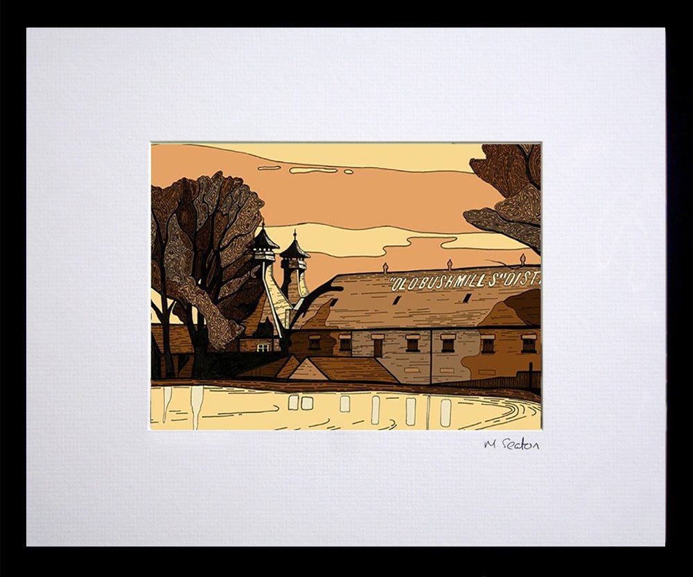 Bushmills Distillery (Brown) (F) 16x11.5