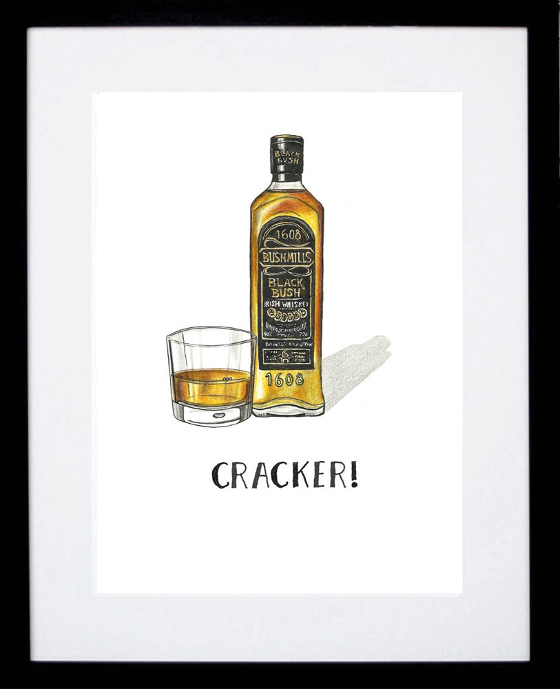 Drinks - Black Bush Black frame