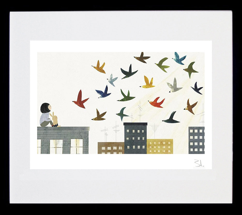 But Sometimes Dear Bunny Black Frame