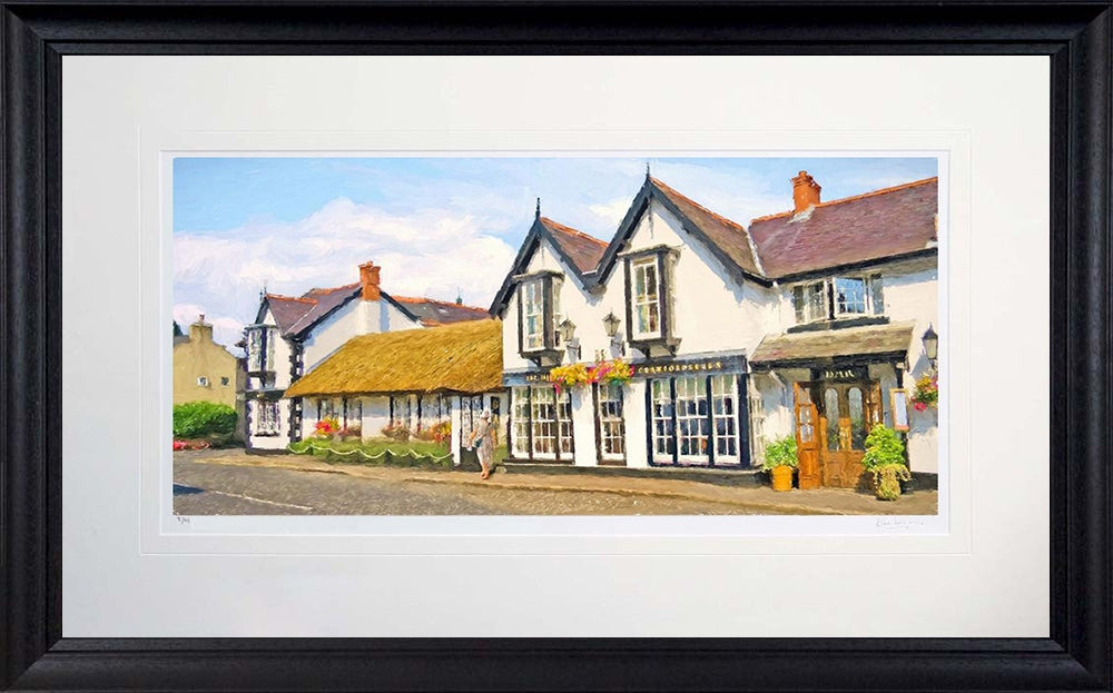 Co Down - By the Old Inn Crawfordsburn Frame Black Moulded 71X45