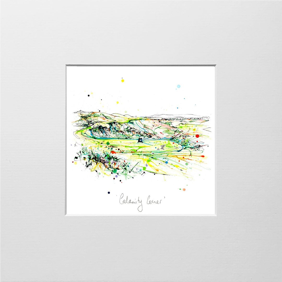 Print Open Edition Landscapes - Royal Portrush Calamity Corner-12 x 12-Unframed