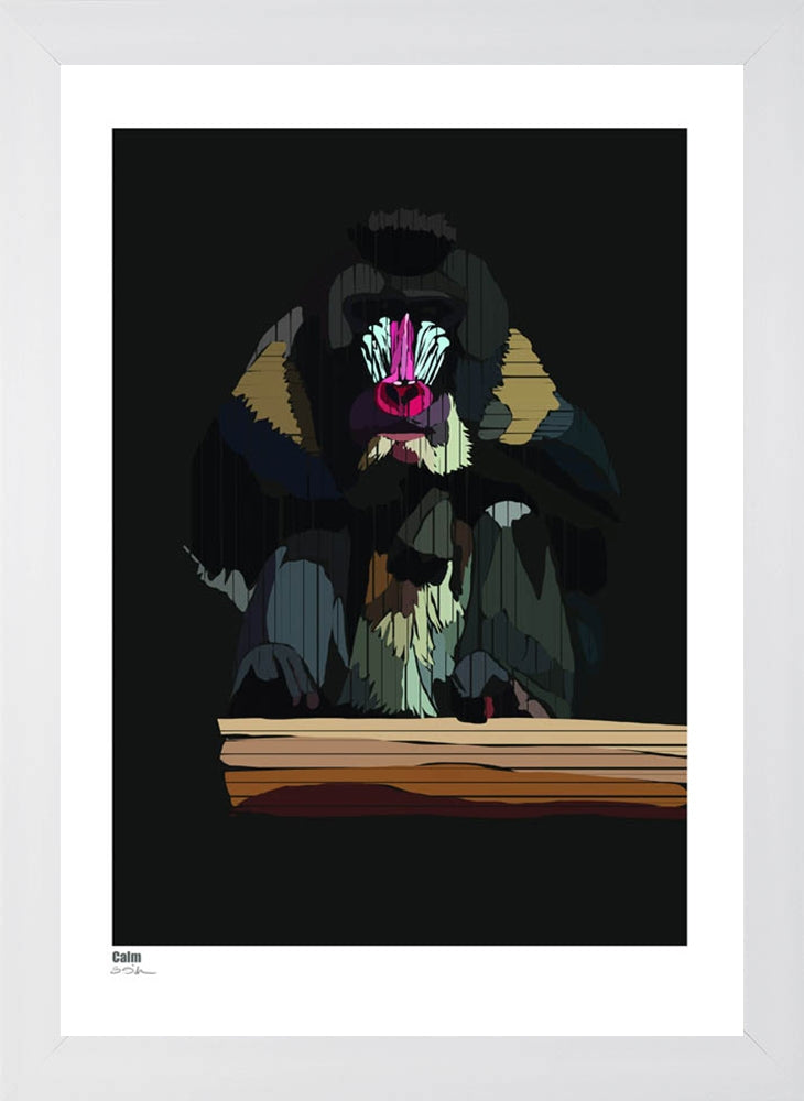 Ape Series - Calm White Frame