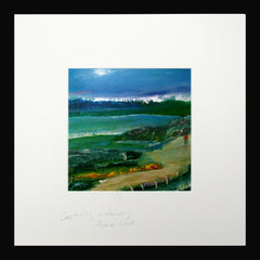 Print - Capturing A Memory, Antrim Coast Black Frame