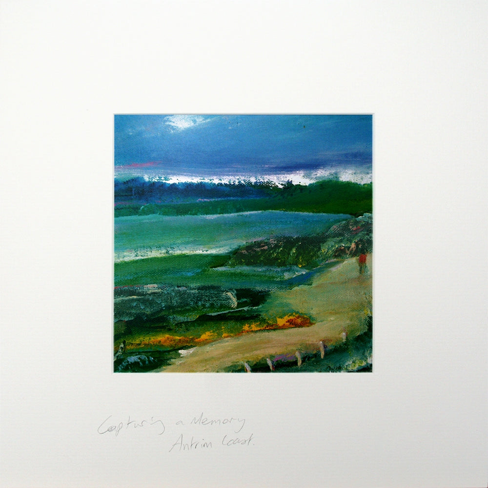 Print - Capturing A Memory, Antrim Coast Unframed