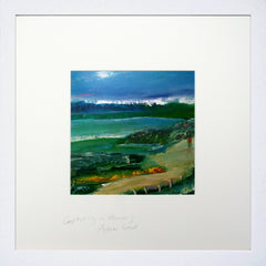 Print - Capturing A Memory, Antrim Coast White Frame